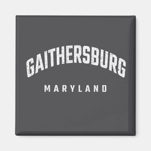 Gaithersburg Maryland, MD Magneet (Voorkant)