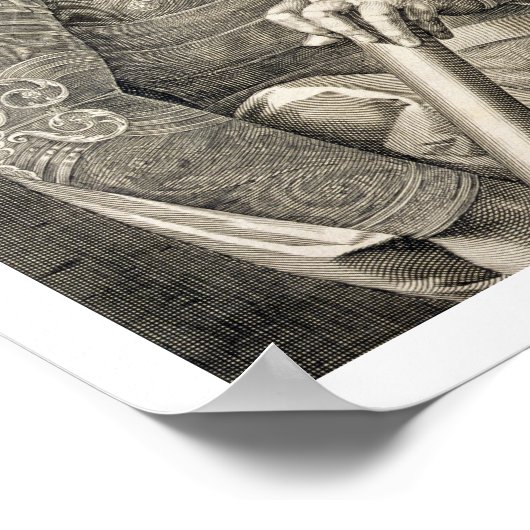 Gaius Caesar "Caligula" (12-41 AD) keizer van Rome Poster (Hoek)