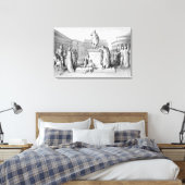 Gaius Gracchus huilt voor zijn vader Canvas Afdruk (Insitu (Slaapkamer))