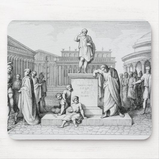 Gaius Gracchus huilt voor zijn vader Muismat (Voorkant)