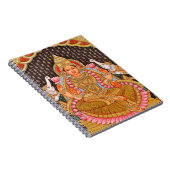 GAJA LAKSHMI INTRICATE TANJORE PAINTING {SOUTH IND NOTITIEBOEK (Rechterzijde)