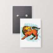 Gajasinha – Mythical Guardian of Strength Button (Voorkant / Achterkant)