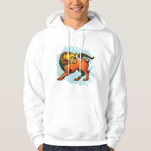 Gajasinha – Mythical Guardian of Strength Hoodie (Voorkant)