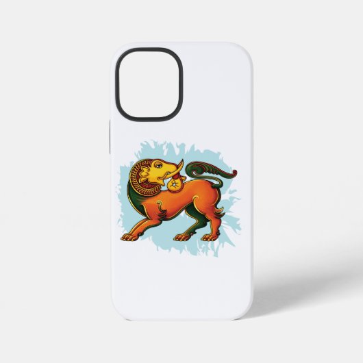 Gajasinha – Mythical Guardian of Strength iPhone Hoesje (Achterkant)