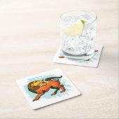 Gajasinha – Mythical Guardian of Strength Kartonnen Onderzetters (Insitu)