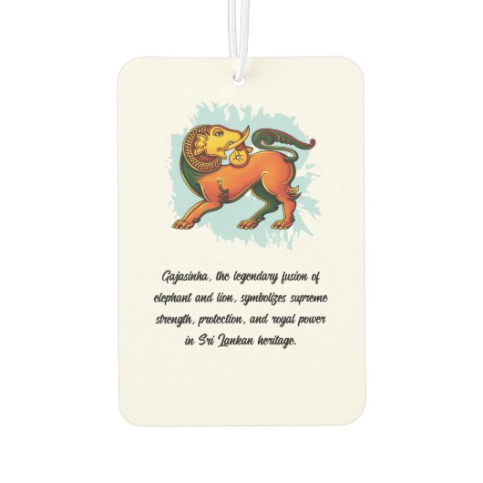 Gajasinha – Mythical Guardian of Strength Luchtverfrisser (Achterkant)