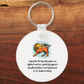 Gajasinha – Mythical Guardian of Strength Sleutelhanger (Achterkant)