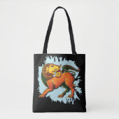 Gajasinha – Mythical Guardian of Strength Tote Bag (Voorkant)