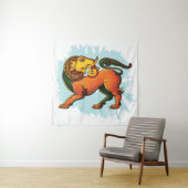 Gajasinha – Mythical Guardian of Strength Wandkleed (In situ)