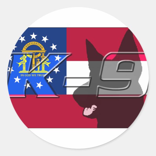 GAK9 RONDE STICKER (Voorkant)