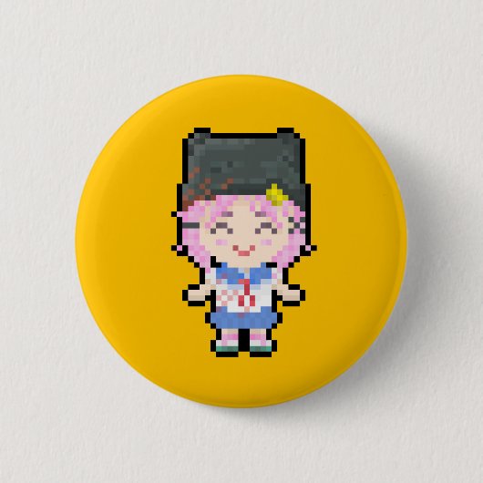 Gakkou Gurashi! ~ Yuki Takeya Ronde Button 5,7 Cm (Voorkant)