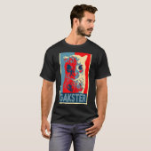 Gakster Meme Cute cat lover retro  hoop T-shirt (Voorkant volledig)
