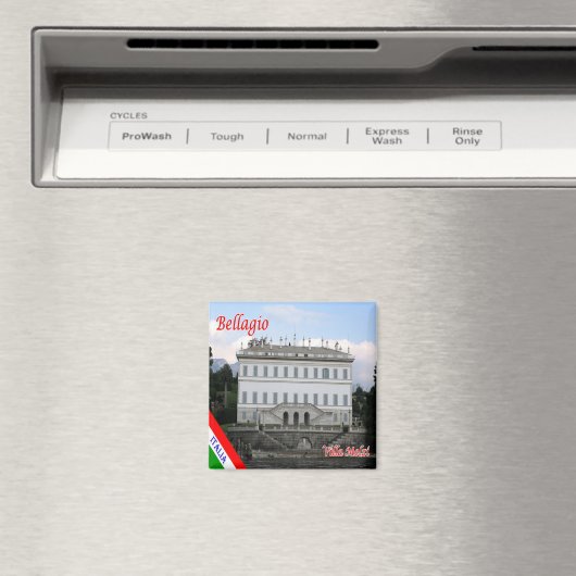 GAL001 BELLAGIO, Lago Maggiore, Italië, Koelkast Magneet (Insitu (Vaatwasser))