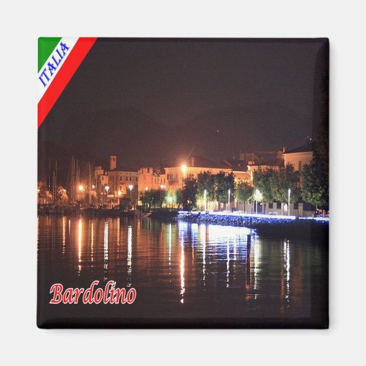 GAL007 BARDOLINO - Lake Garda - Italië - Fridge Magneet (Voorkant)