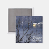 GAL011 BELLAGIO, Comomeer, Italië, Koelkast Magneet (Voorkant / Achterkant)