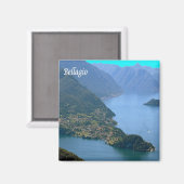 GAL014 BELLAGIO, Comomeer, Italië, Koelkast Magneet (Voorkant / Achterkant)