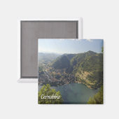 GAL028 CERNOBBIO, Comomeer, Italië, Koelkast Magneet (Voorkant / Achterkant)