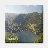 GAL028 CERNOBBIO, Comomeer, Italië, Koelkast Magneet (Voorkant)