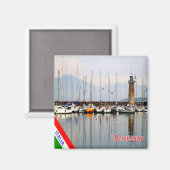 GAL034 DESENZANO, Gardameer, Italië, Koelkast Magneet (Voorkant / Achterkant)
