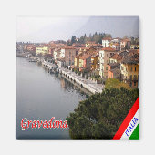 GAL043 GRAVEDONA - Lake Como - Italy - Fridge Magneet (Voorkant)