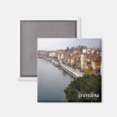 GAL044 GRAVEDONA - Comomeer - Italië - Fridge Magneet (Voorkant / Achterkant)