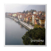 GAL044 GRAVEDONA, Comomeer, Italië, Tegeltje (Voorkant)