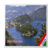 GAL052 ISOLA COMACINA, Comomeer, Italië, Tegeltje (Voorkant)