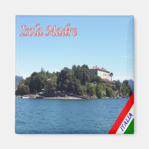 GAL053 ISOLA MADRE - Lake Maggiore Italië - Fridge Magneet
