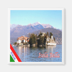 GAL054 ISOLA BELLA, Lago Maggiore, Italië, Koelkas Magneet