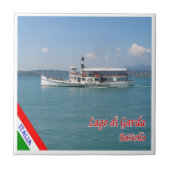 GAL060 GARDAMEER, Boot, Italië, Tegeltje (Voorkant)