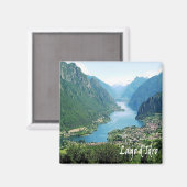 GAL065 LAKE IDRO, Panorama, Italië, Koelkast Magneet (Voorkant / Achterkant)