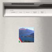 GAL067 COMO MEER, Panorama, Italië, Koelkast Magneet (Insitu (Vaatwasser))
