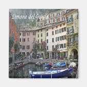 GAL076 LIMONE del GARDA, Port, Italië, Koelkast Magneet (Voorkant)