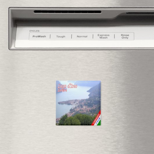 GAL082 LOVERE, Iseomeer, Italië, Koelkast Magneet (Insitu (Vaatwasser))