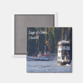 GAL100 COMO MEER, Boten, Italië, Koelkast Magneet (Voorkant / Achterkant)