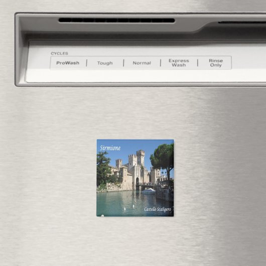 GAL111 SIRMIONE, Gardameer, Kasteel Scaligero, Magneet (Insitu (Vaatwasser))