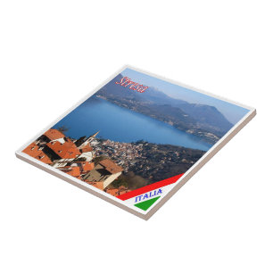 GAL115 STRESA, Lago Maggiore, Italië, Tegeltje
