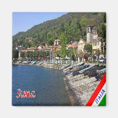 GAL116 SUNA, Lago Maggiore, Italië, Koelkast Magneet (Voorkant)