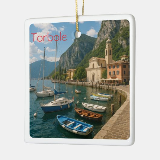 GAL120 TORBOLE, Gardameer, Italië, Keramisch Ornament (Links)