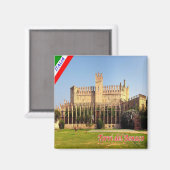 GAL121 TORRI del BENACO Gardameer Italië, Koelkast Magneet (Voorkant / Achterkant)