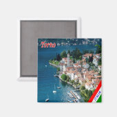GAL122 TORNO, Comomeer, Italië, Koelkast Magneet (Voorkant / Achterkant)