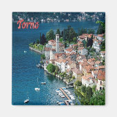 GAL123 TORNO, Comomeer, Italië, Koelkast Magneet (Voorkant)