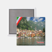 GAL133 VARENNA - Lake Como - Italië - Fridge Magneet (Voorkant / Achterkant)