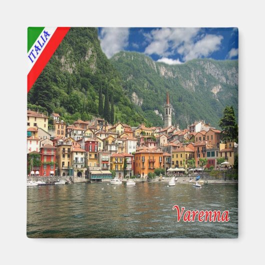 GAL133 VARENNA - Lake Como - Italië - Fridge Magneet (Voorkant)
