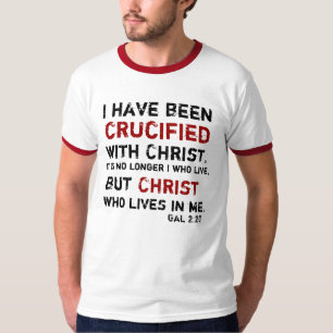 Gal 2:20 Ik ben gekruisigd met Christus. T-shirt