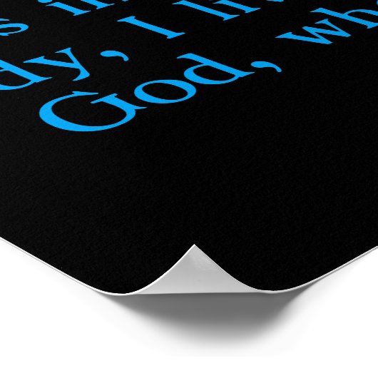 Gal 2:20 Mooie regenboogkleurige mousine Poster (Hoek)