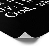 Gal 2:20 Wolven kijken naar de volle maan. Poster (Hoek)