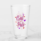 Gal Pals Happy Galentines Day Valentijnse Love Glas (Voorkant)