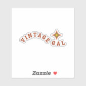  Gal Retro Vinyl Sticker (Vel)
