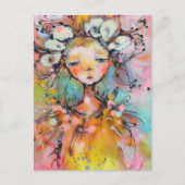 Gal voor gemengde media briefkaart (Voorkant)